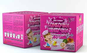 Набор для создания бомбочек-шипучек для ванны - Юный парфюмер - Фруктовый микс (Висма, 734 ВИСМА)